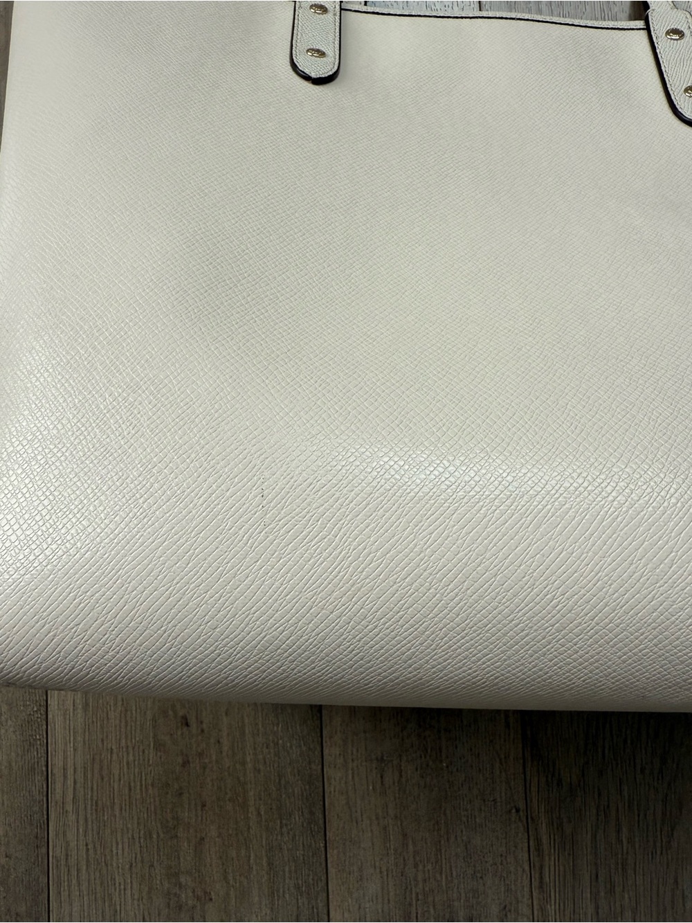 Coach Off-White Reversible Leather Tote Bag - Picture 9 of 9